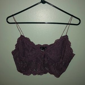 Purple bralette